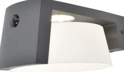 LED Wandlampe Bewegungssensor Aluminium B:16 cm IP44