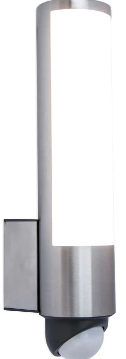LED Wandlampe Bewegungssensor Edelstahl H:34,5 cm 16 W