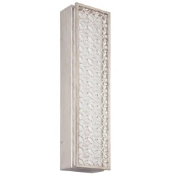 LED Wandlampe BIRO Silber Weiß eckig Leuchte Flur