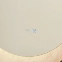 LED Wandlampe dimmbar Glas Metall Touch IP44 Ø80 cm