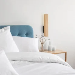 LED Wandlampe Holz Metall indirektes Licht 3000 K H: 31 cm