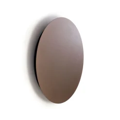 LED Wandlampe indirekt warmweiß 3000 K Ø 35 cm Braun rund