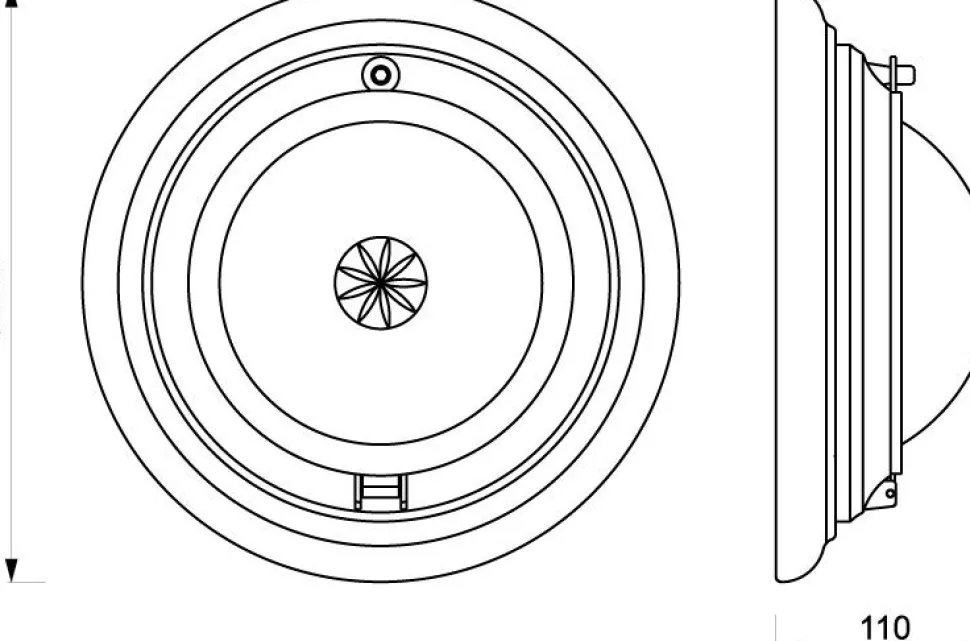 LED Wandlampe Messing Chrom rund maritimes Design