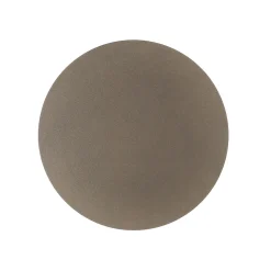 LED Wandlampe Metall Ø 15 cm Braun matt 3000 K 60 lm rund