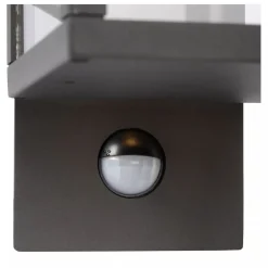 LED Wandlampe mit Bewegungsmelder Aluminium Glas 3000 K