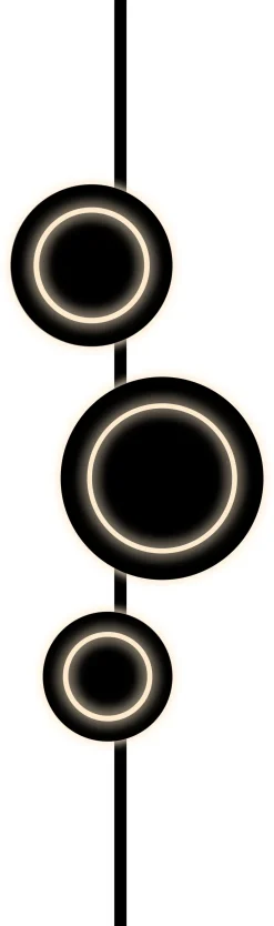 LED Wandlampe Schwarz H:120 cm 1008 lm 3000 K dimmbar