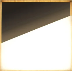 LED Wandlampe Schwarz Natur B:40 cm 3000 K blendarm