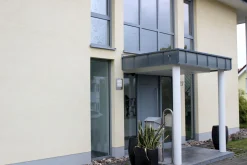 LED Wandlampe Sensor Edelstahl IP44 H:25,4 cm flach