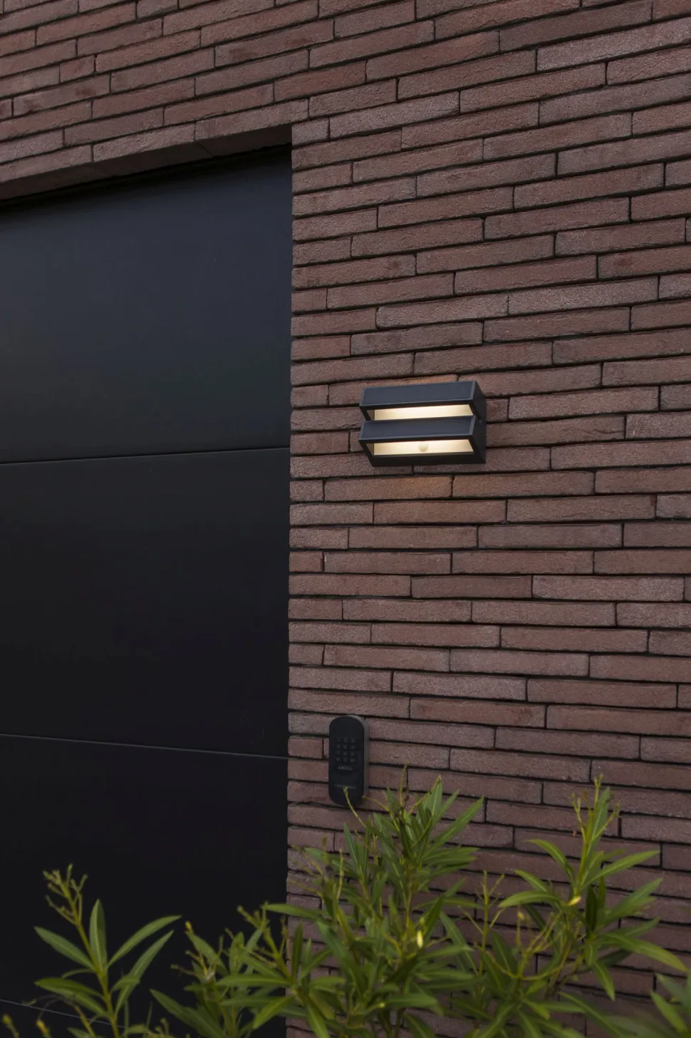 LED Wandlampe Solar Bewegungsmelder IP54 600 lm dimmbar