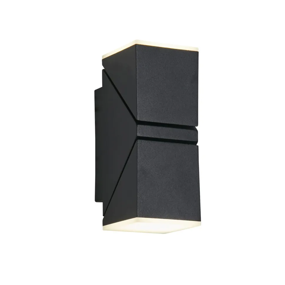 LED Wandlampe Up and Down Outdoor H:15 cm IP65 flexibel