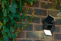 LED Wandlampe Up and Down Outdoor H:15 cm IP65 flexibel