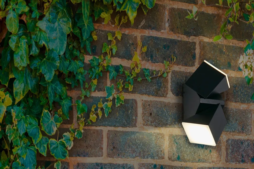 LED Wandlampe Up and Down Outdoor H:15 cm IP65 flexibel