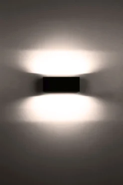 LED Wandlampe Up Down Aluminium Anthrazit 3000 K IP54