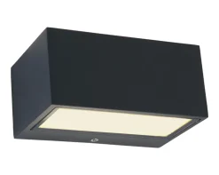 LED Wandlampe Up Down Aluminium Anthrazit B:14 cm IP54