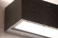 LED Wandlampe Up Down Aluminium Anthrazit B:14 cm IP54