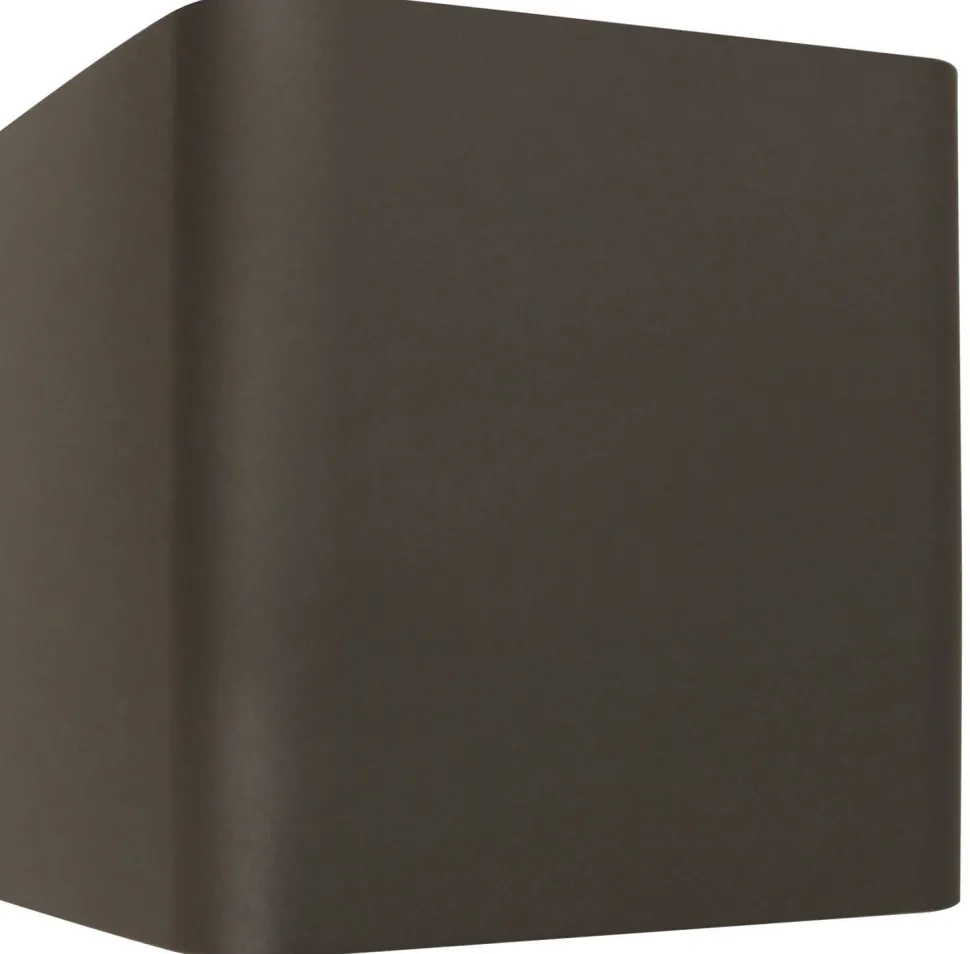 LED Wandlampe Up Down Aluminium IP44 3000 K Anthrazit