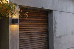 LED Wandlampe Up Down Schwarz B:8,5 cm IP54 850 lm 9 W