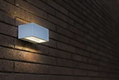 LED Wandlampe Up Down Weiß B:14 cm IP54 4000 K 10 W