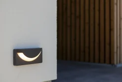 LED Wandleuchte Aluminium IP54 B:23,1 cm 3000 K 450 lm