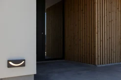 LED Wandleuchte Aluminium IP54 B:23,1 cm 3000 K 450 lm