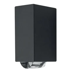 LED Wandleuchte Aluminium eckig IP54 Außen Haus