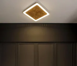 LED Wandleuchte Aluminium Gold Schwarz 3000 K B:31 cm