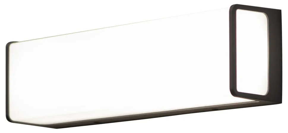 LED Wandleuchte Anthrazit Aluminium IP54 4000 K B:35 cm