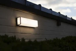 LED Wandleuchte Anthrazit Aluminium IP54 4000 K B:35 cm