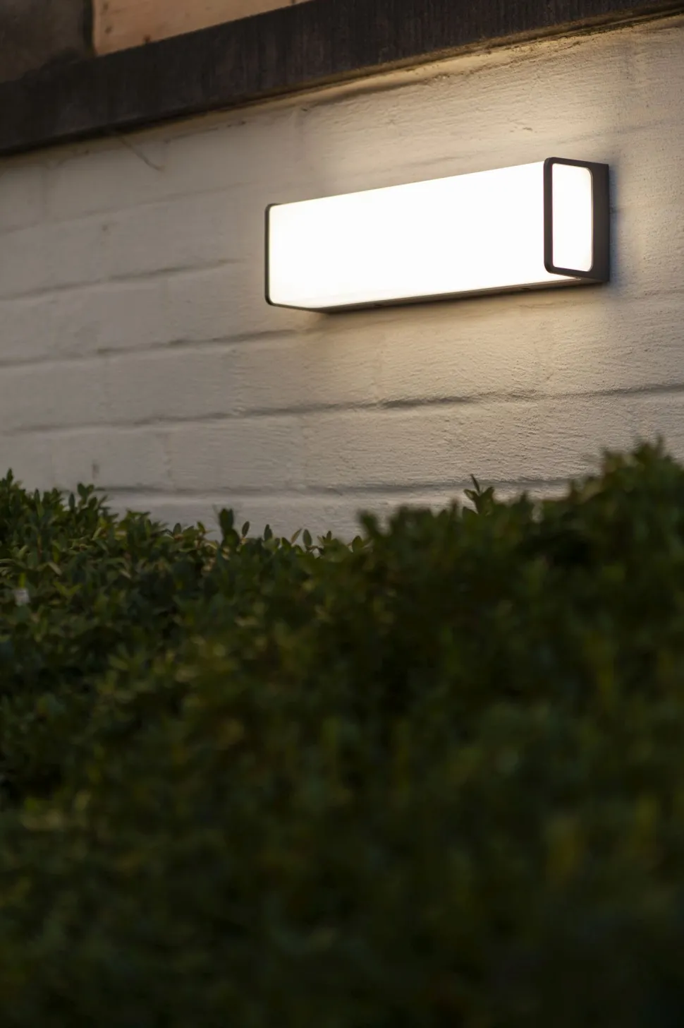 LED Wandleuchte Anthrazit Aluminium IP54 4000 K B:35 cm