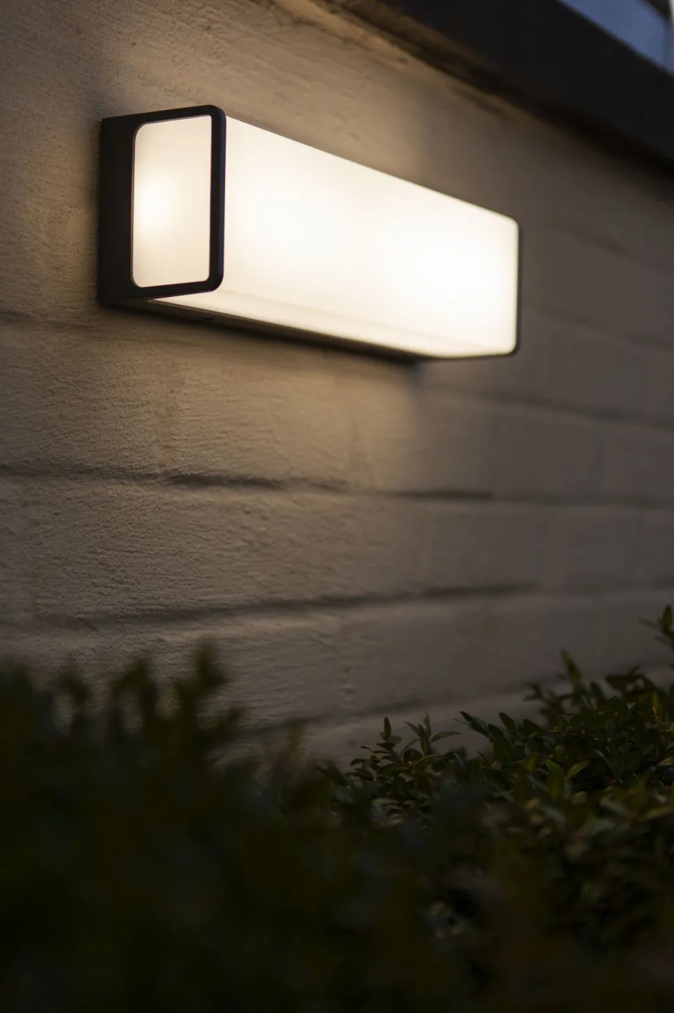 LED Wandleuchte Anthrazit Aluminium IP54 4000 K B:35 cm