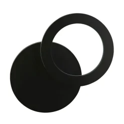 LED Wandleuchte Außen Aluminium IP44 H: 38,5 cm Schwarz