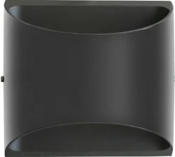 LED Wandleuchte Außen Aluminium IP44 B:13,1 cm Up Down