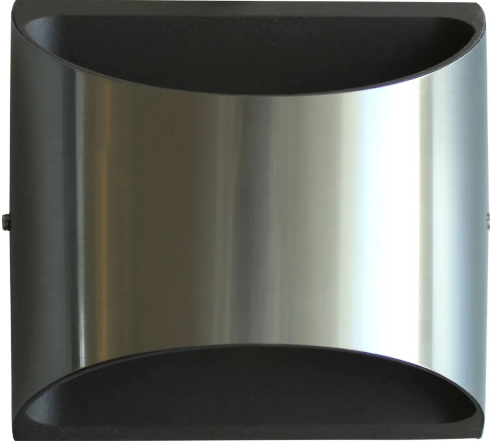 LED Wandleuchte Außen Edelstahl IP44 B:13,1 cm Up Down