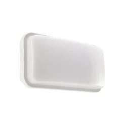 LED Wandleuchte außen IP55 23,6 cm breit Weiß