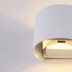 LED Wandleuchte außen Metall Up Down 13,5 cm breit IP54