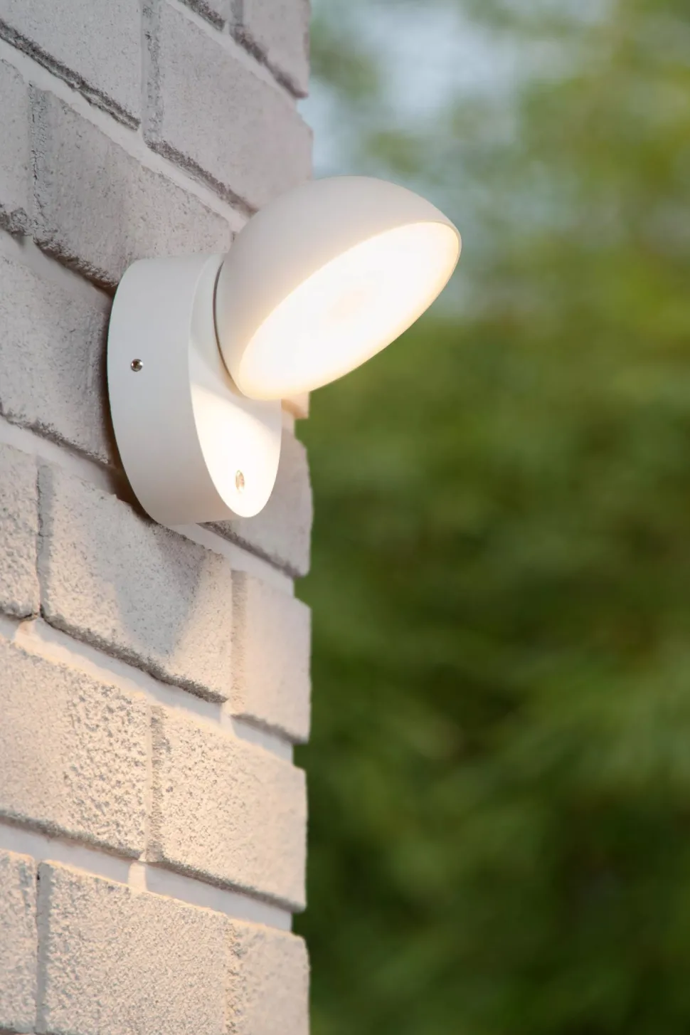 LED Wandleuchte Außen mit Bewegungsmelder Weiß 3000 K