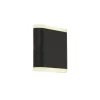 LED Wandleuchte außen Up Down IP44 Schwarz 4000 K H: 11 cm
