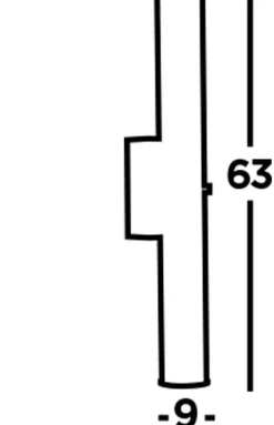 LED Wandleuchte Bad 63 cm IP44 Glas Metall in Gold