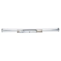 LED Wandleuchte Badezimmer 89 cm lang Chrom 3000 K 1300 lm