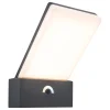 LED Wandleuchte Bewegungssensor IP54 T:14 cm Anthrazit