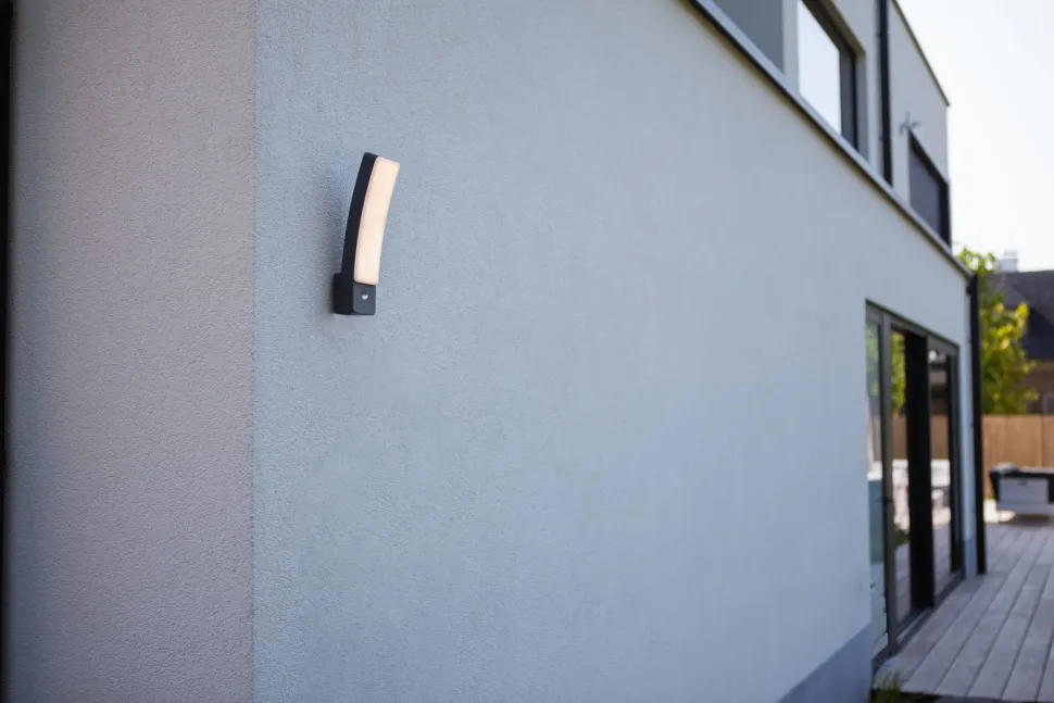 LED Wandleuchte Bewegungsmelder Aluminium 4000 K IP54