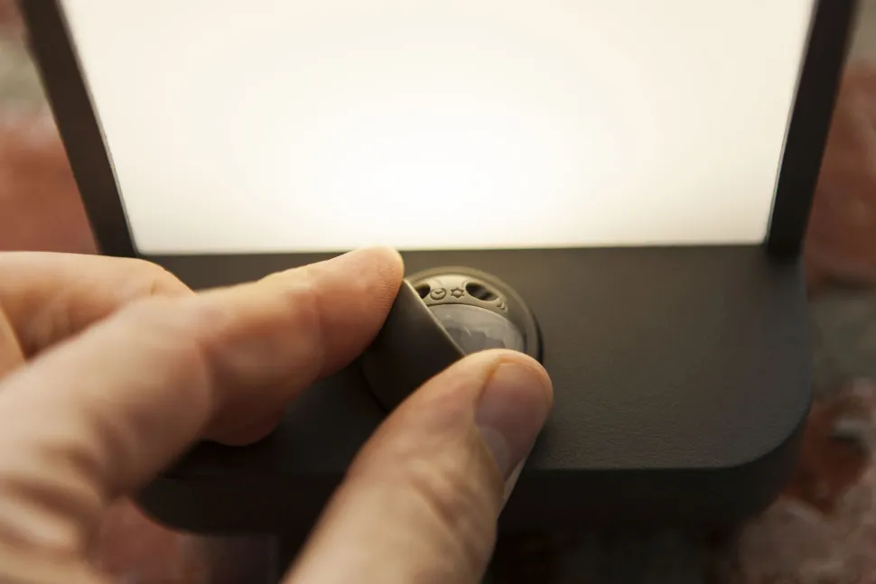 LED Wandleuchte Bewegungsmelder IP54 4000 K Aluminium