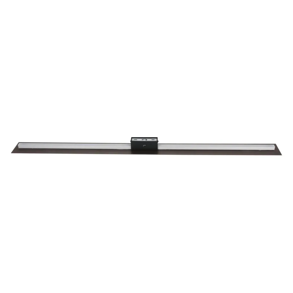 LED Wandleuchte Braun 100 cm lang indirektes 3000 K Metall