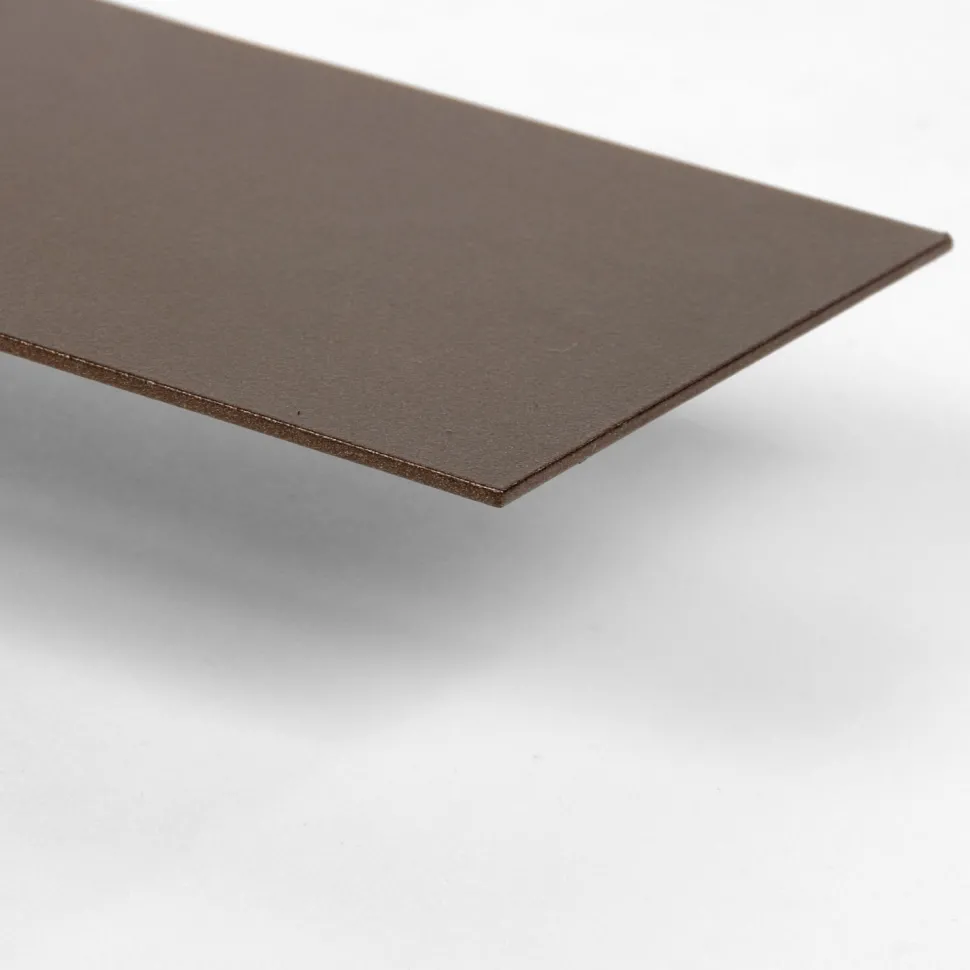 LED Wandleuchte Braun 100 cm lang indirektes 3000 K Metall