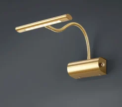 LED Wandleuchte CURTIS in Messing matt