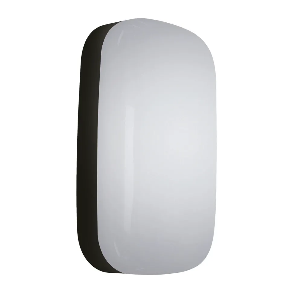 LED Wandleuchte Feuchtraum Outdoor IP65 H: 19,5 cm Schwarz Weiß