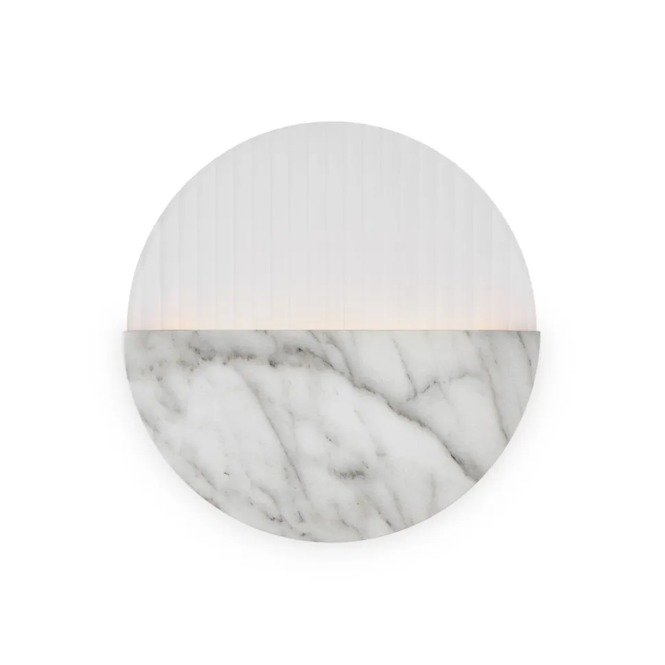 LED Wandleuchte Glas Metall 3000 K warmweiß 200 lm rund