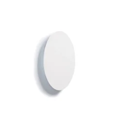 LED Wandleuchte Metall flach rund Ø15cm Weiß