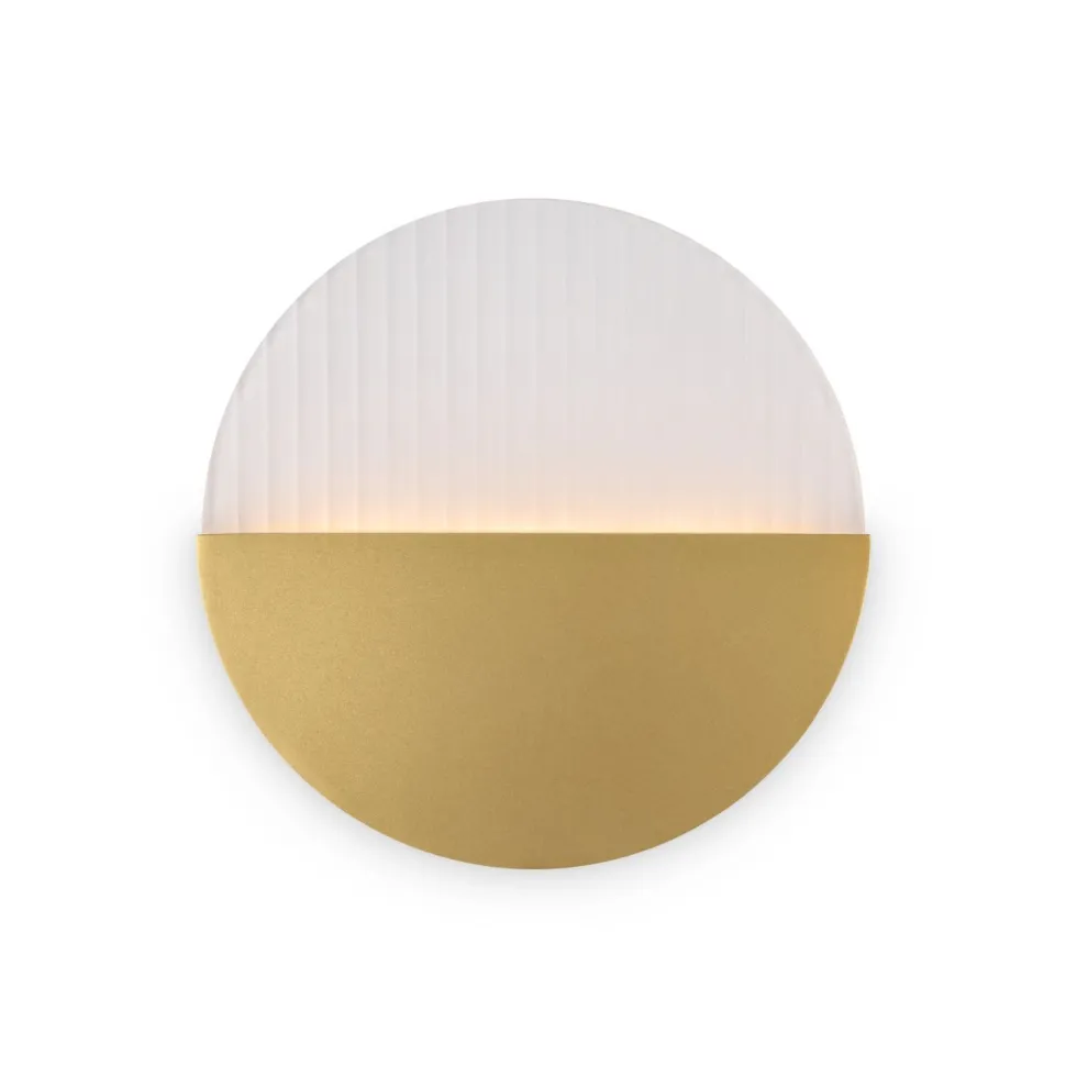 LED Wandleuchte Metall Glas Ø 30 cm rund 200 lm Modern