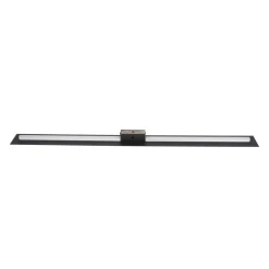 LED Wandleuchte Metall Schwarz 100 cm lang 3000 K indirekt